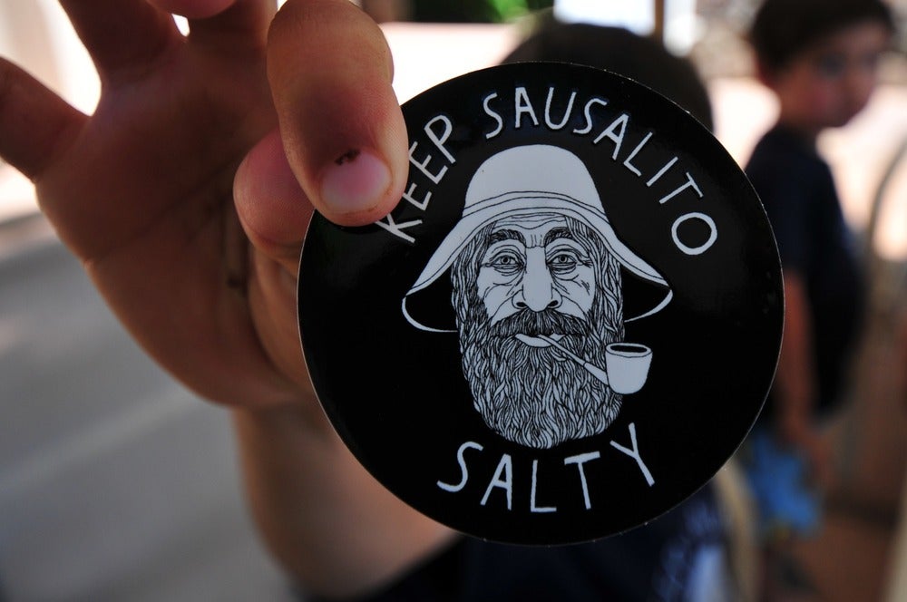 Keep Sausalito Salty Sticker 2.5"