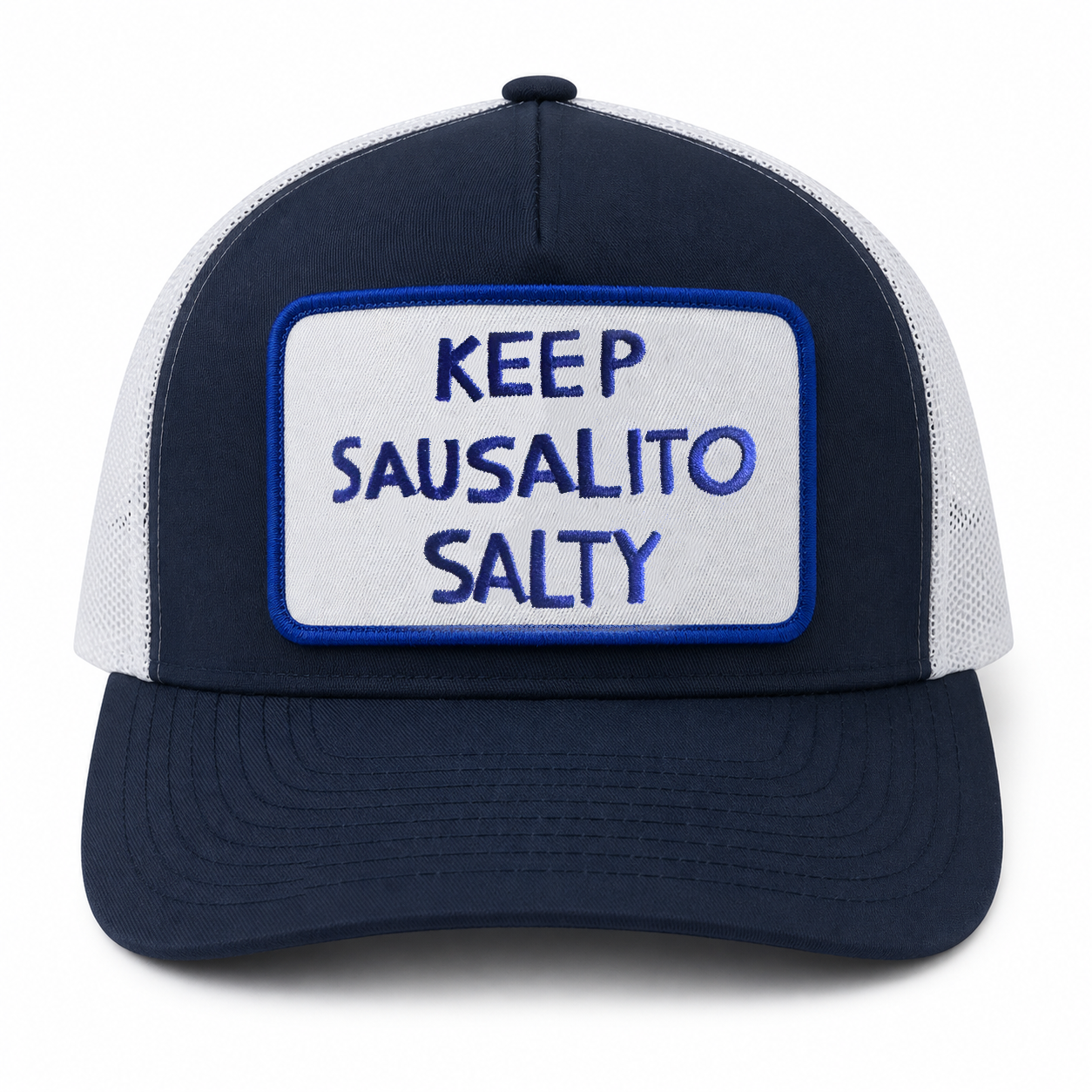 Keep Sausalito Salty Patch Trucker Hat