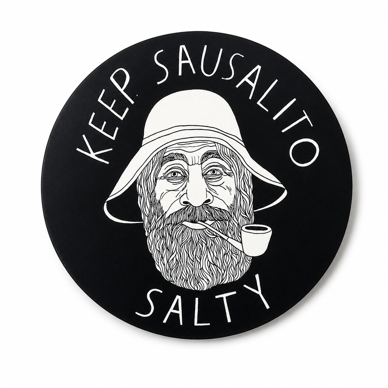 Keep Sausalito Salty Magnet 4"