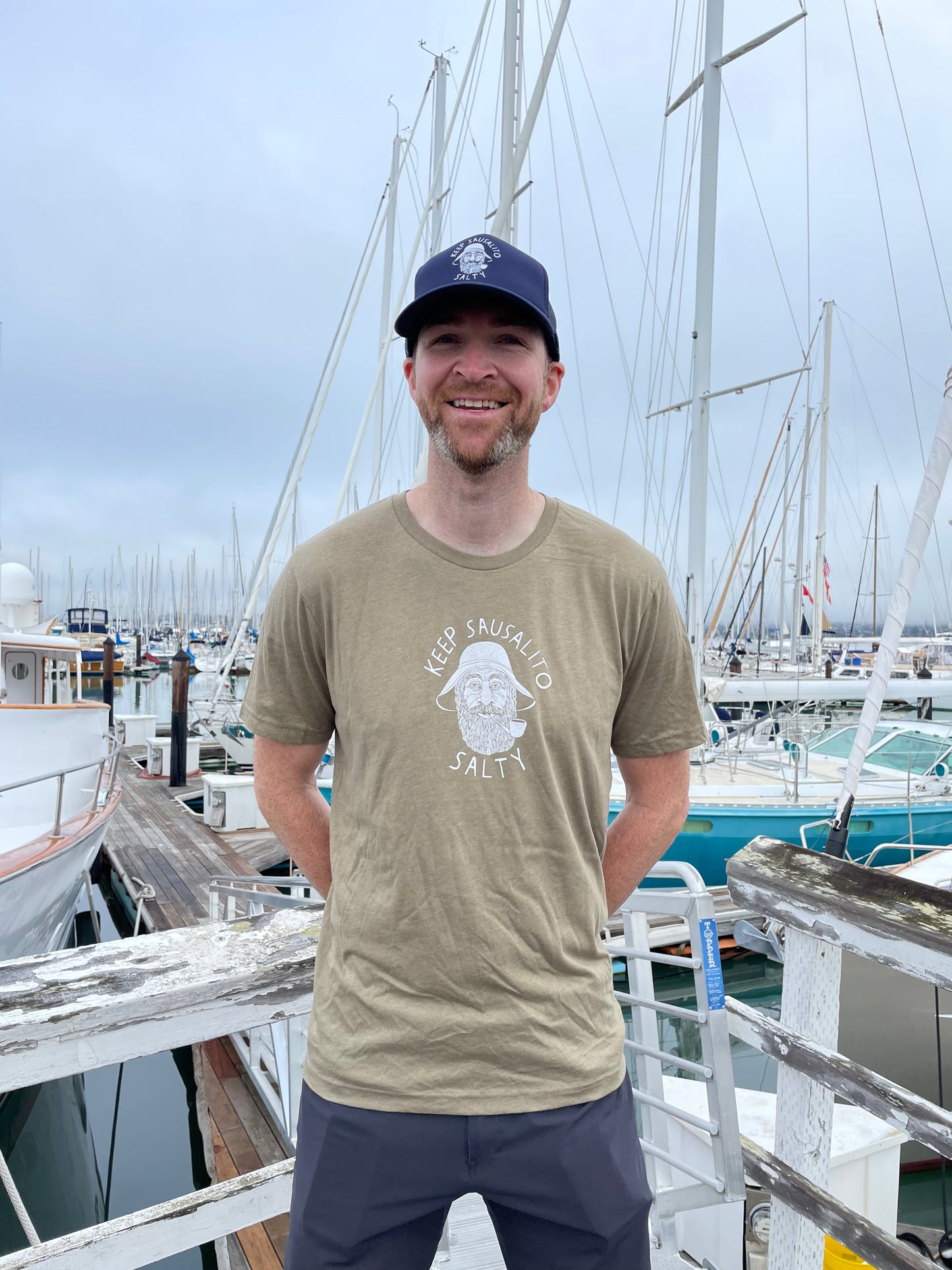 Keep Sausalito Salty: Unisex T-Shirt available in 3 colors