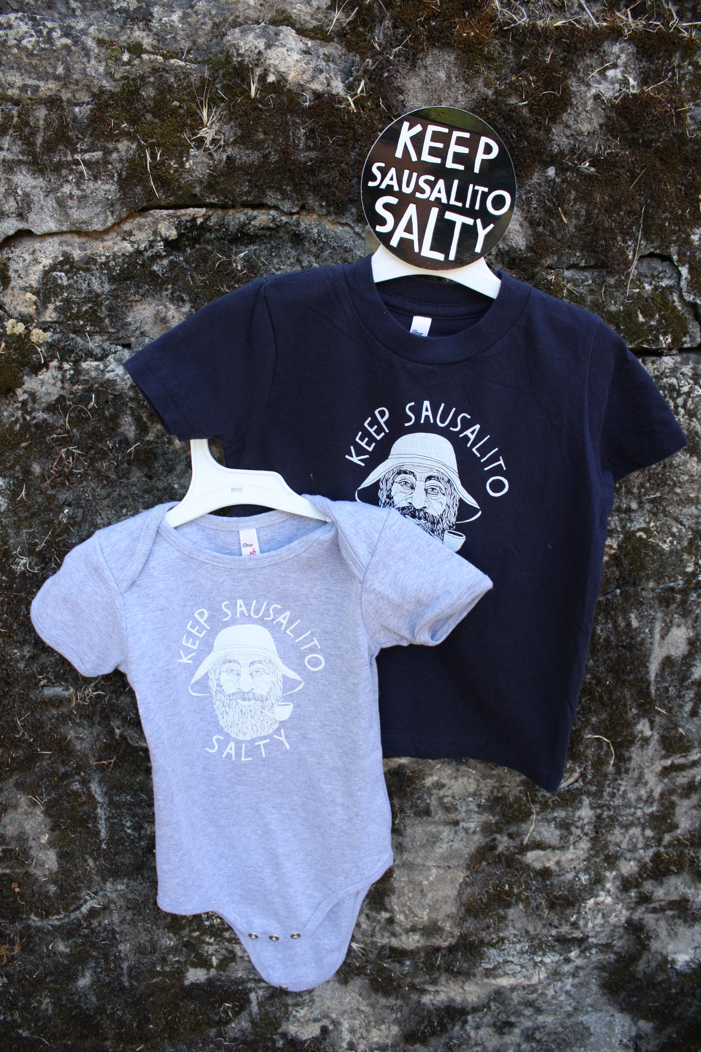 Keep Sausalito Salty: Navy Cotton T-Shirt / Kids 2T- Youth 10